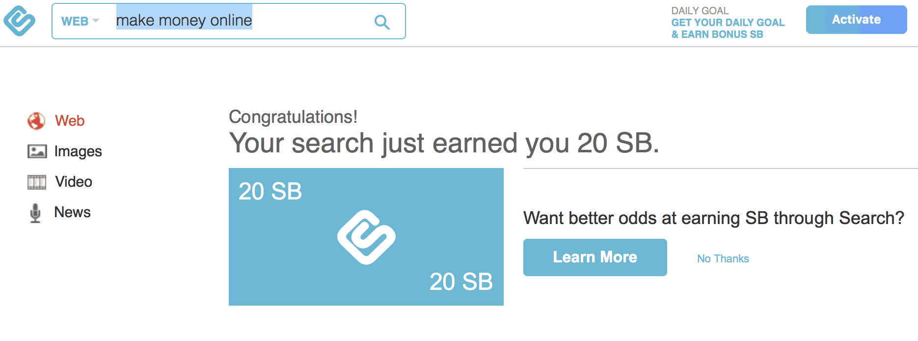 swagbucks search rewards