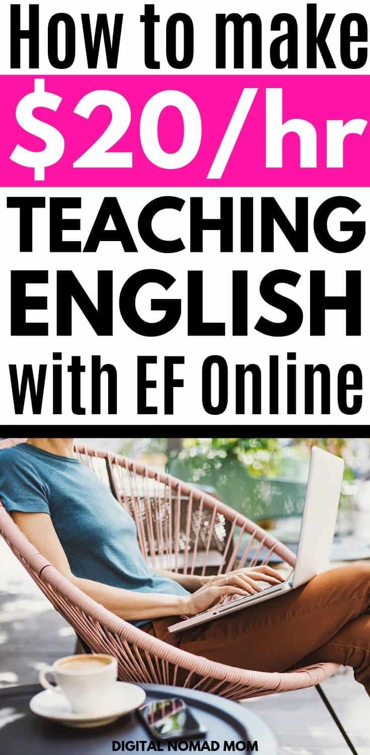 EF Online Review - How to Make Money Teaching English Online #onlineenglishteaching #makemoneyonline #workathomejobsformoms 