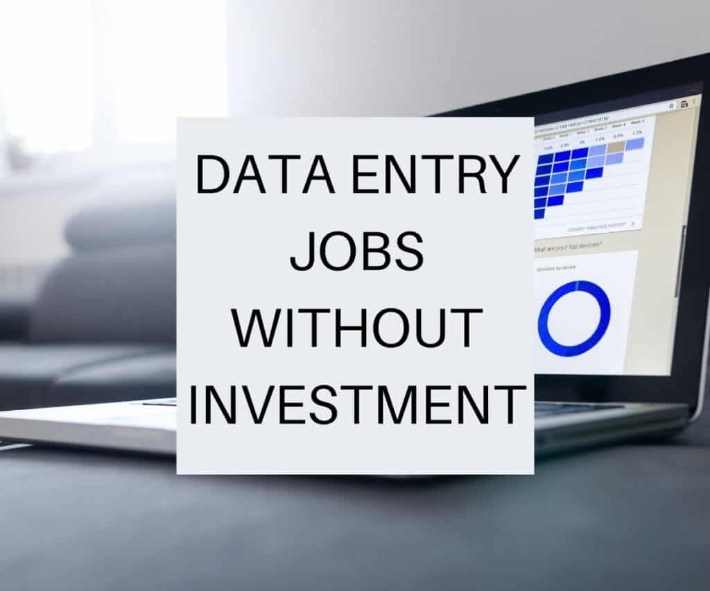 Data entry deals jobs without investment